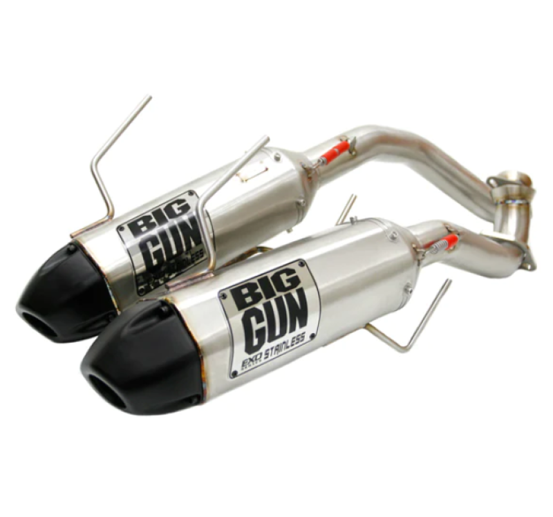 Can-Am Maverick Performance Exhaust - Big Gun - EXO Stainless Dual 3/4 System - `13-`18